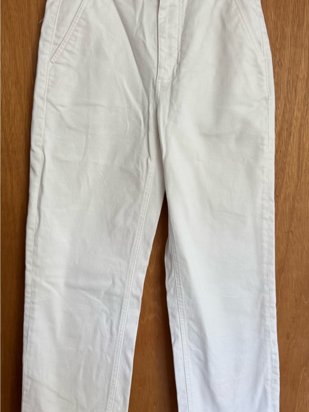Everlane Off-White Cotton Pants